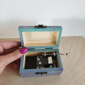 Zenedoboz- karácsonyi jégvarázs - otthon & életmód - dekoráció - asztal és polc dekoráció - zenedoboz - Meska.hu