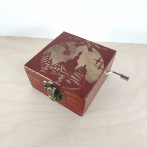 Zenedoboz- karácsonyi - otthon & életmód - dekoráció - asztal és polc dekoráció - zenedoboz - Meska.hu