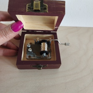 Zenedoboz- karácsonyi - otthon & életmód - dekoráció - asztal és polc dekoráció - zenedoboz - Meska.hu