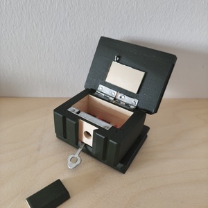 Puzzle doboz/ titkos doboz XS - karácsonyi- XS méret - ékszer - ékszertartó - ékszerdoboz - Meska.hu