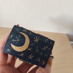 Mini kincses doboz  - ékszer - ékszertartó - ékszerdoboz - Meska.hu