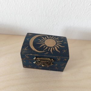 Mini kincses doboz  - ékszer - ékszertartó - ékszerdoboz - Meska.hu