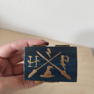 Mini kincses doboz varázs doboz HP, Ékszer, Ékszertartó, Ékszerdoboz, Festett tárgyak, MESKA