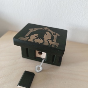 Puzzle doboz/ titkos doboz XS - karácsonyi- XS méret - ékszer - ékszertartó - ékszerdoboz - Meska.hu