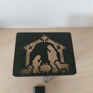 Puzzle doboz/ titkos doboz XS - karácsonyi- XS méret - ékszer - ékszertartó - ékszerdoboz - Meska.hu