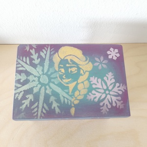 Puzzle doboz/ titkos doboz - Elza Jégvarázs- S - ékszer - ékszertartó - ékszerdoboz - Meska.hu