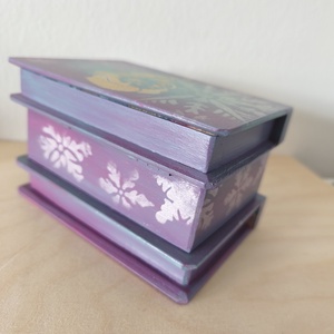 Puzzle doboz/ titkos doboz - Elza Jégvarázs- S - ékszer - ékszertartó - ékszerdoboz - Meska.hu