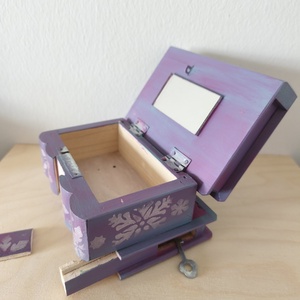 Puzzle doboz/ titkos doboz - Elza Jégvarázs- S - ékszer - ékszertartó - ékszerdoboz - Meska.hu