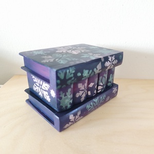 Puzzle doboz/ titkos doboz - Jégvarázs- S - ékszer - ékszertartó - ékszerdoboz - Meska.hu