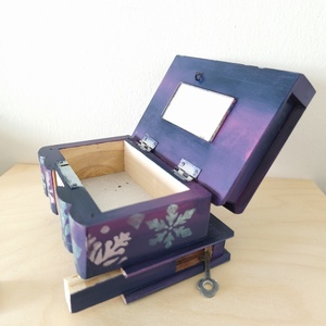 Puzzle doboz/ titkos doboz - Jégvarázs- S - ékszer - ékszertartó - ékszerdoboz - Meska.hu