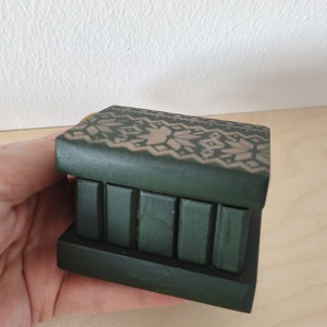 Puzzle doboz/ titkos doboz XS - karácsonyi- XS méret - ékszer - ékszertartó - ékszerdoboz - Meska.hu