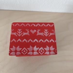 Puzzle doboz/ titkos doboz XS - karácsonyi- XS méret - ékszer - ékszertartó - ékszerdoboz - Meska.hu