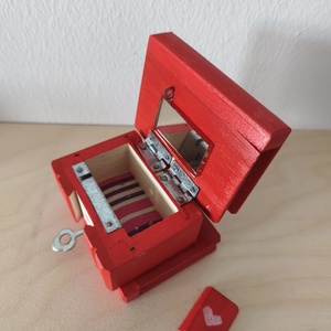 Puzzle doboz/ titkos doboz XS - karácsonyi- XS méret - ékszer - ékszertartó - ékszerdoboz - Meska.hu