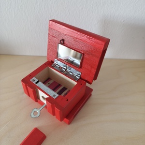 Puzzle doboz/ titkos doboz XS - karácsonyi- XS méret - ékszer - ékszertartó - ékszerdoboz - Meska.hu