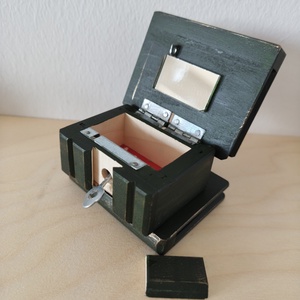 Puzzle doboz/ titkos doboz XS - karácsonyi- XS méret - ékszer - ékszertartó - ékszerdoboz - Meska.hu