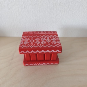 Puzzle doboz/ titkos doboz XS - karácsonyi- XS méret - Meska.hu
