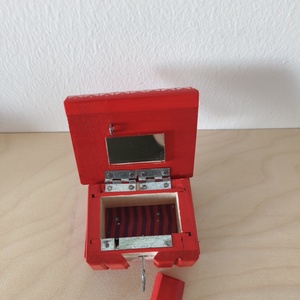 Puzzle doboz/ titkos doboz XS - karácsonyi- XS méret - ékszer - ékszertartó - ékszerdoboz - Meska.hu