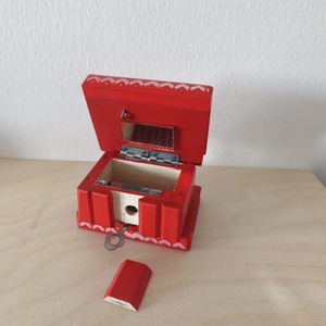 Puzzle doboz/ titkos doboz XS - karácsonyi- XS méret - ékszer - ékszertartó - ékszerdoboz - Meska.hu