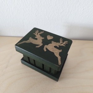 Puzzle doboz/ titkos doboz XS - karácsonyi- XS méret - Meska.hu