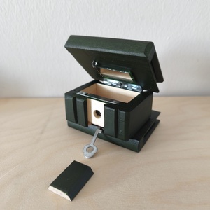 Puzzle doboz/ titkos doboz XS - karácsonyi- XS méret - ékszer - ékszertartó - ékszerdoboz - Meska.hu