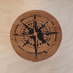 Iránytű díszdobozban- Mindig tudd a helyes irányt - esküvő - emlék & ajándék - doboz - Meska.hu