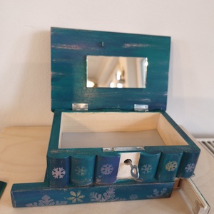 Puzzle doboz/ titkos doboz - Elza- Jégvarázs- Frozen-M méret - ékszer - ékszertartó - ékszerdoboz - Meska.hu