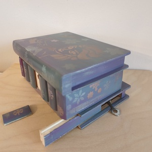 Puzzle doboz/ titkos doboz - Elza- Jégvarázs- Frozen-M méret - ékszer - ékszertartó - ékszerdoboz - Meska.hu