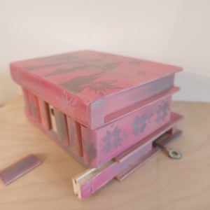 Puzzle doboz/ titkos doboz - Elza- Jégvarázs- Frozen-M méret - ékszer - ékszertartó - ékszerdoboz - Meska.hu