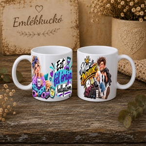 Vicces páros bögre szett � Már indulok / Ezt fél órája hallgatom - Meska.hu