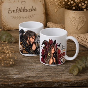 Páros Halloween bögre szett � Boszorkány / Varázsló - otthon & életmód - konyhafelszerelés, tálalás - tálalás - bögre & csésze - Meska.hu