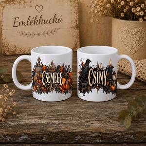 Páros Halloween bögre szett � Csíny / Csemege - Meska.hu