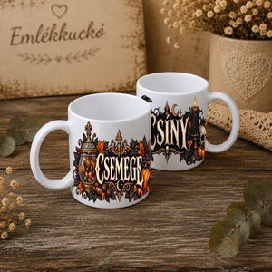 Páros Halloween bögre szett � Csíny / Csemege - otthon & életmód - konyhafelszerelés, tálalás - tálalás - bögre & csésze - Meska.hu
