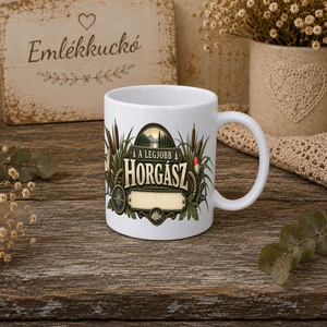 Személyre szabható horgász bögre � A legjobb horgász - Meska.hu