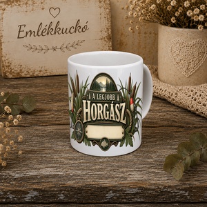 Személyre szabható horgász bögre � A legjobb horgász - otthon & életmód - konyhafelszerelés, tálalás - tálalás - bögre & csésze - Meska.hu