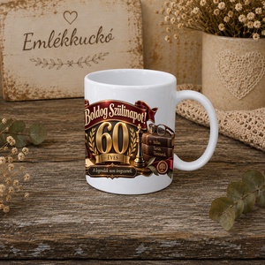 60. születésnapi bögre férfiaknak � 60 éves lettem - Meska.hu