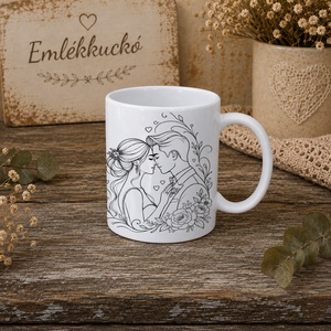 Közelebb Hozzád � személyre szabható romantikus bögre, fényképes ajándék - Meska.hu