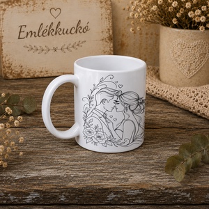 Közelebb Hozzád � személyre szabható romantikus bögre, fényképes ajándék - otthon & életmód - konyhafelszerelés, tálalás - tálalás - bögre & csésze - Meska.hu