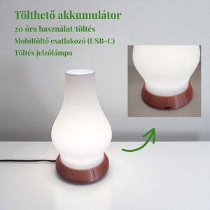 Lumina - Hordozható asztali hangulatlámpa - otthon & életmód - lámpa - hangulatlámpa - Meska.hu