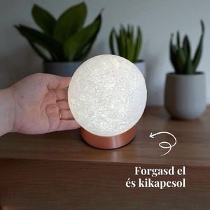 Moon - Hordozható asztali hangulatlámpa - otthon & életmód - lámpa - hangulatlámpa - Meska.hu