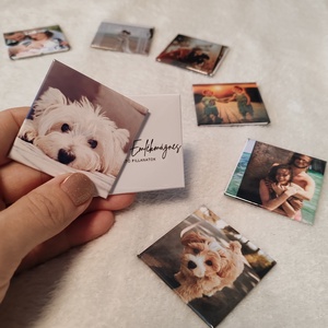 Egyedi fotómágnes csomag . 9 db kézzel készült, 55 cm-es mágnes saját fotóidból - Meska.hu