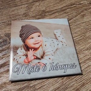 Megérkeztem és havi mérföldkő babafotós mágnesek  egyedi névvel és dátummal - Meska.hu