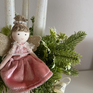 Adventi asztaldísz koszorú 01 - karácsony - adventi díszek - adventi koszorú - Meska.hu