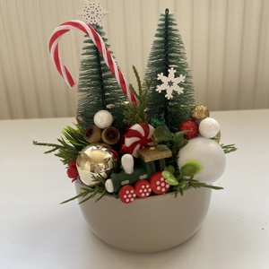 Karácsonyi tál dísz 02 - Meska.hu