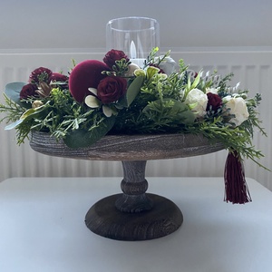 Karácsonyi asztalközép  01 - karácsony - karácsonyi lakásdekoráció - ünnepi asztaldekoráció - Meska.hu