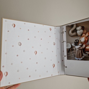 Születésnapi fotóalbum: letisztult belső oldalakkal és időtálló külső vászonborítással - otthon & életmód - papír, írószer - album & fotóalbum - Meska.hu