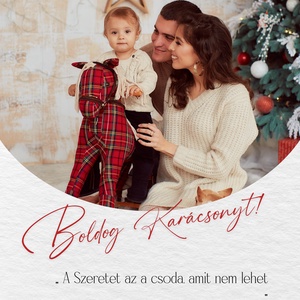 Egyedi Karácsonyi Fotómontázs � Szívmelengető Ajándék Szeretteidnek - A szeretet, Karácsony, Karácsonyi ajándékozás, Karácsonyi képeslap, üdvözlőlap, ajándékkísérő, Fotó, grafika, rajz, illusztráció, MESKA