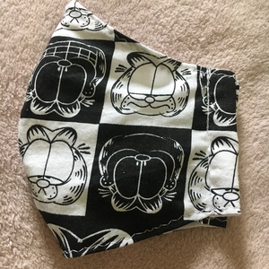 3 RÉTEGŰ, ZSEBES, pamut, textil szájmaszk, arcmaszk, Designer anyag, Garfield -  - Meska.hu