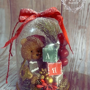 Karácsonyi talpas búrák - Meska.hu