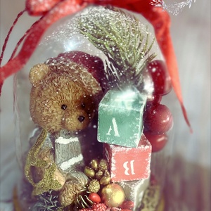 Karácsonyi talpas búrák - karácsony - adventi díszek - adventi asztaldísz - Meska.hu