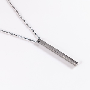 Gravírozható Nyaklánc 6 cm hosszú 4 mm széles, Ékszer, Karkötő, Névre szóló karkötő, Gravírozás, pirográfia, MESKA